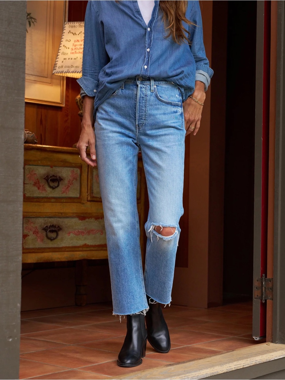 Frank & Eileen Light Blue Monaghan Jeans, 26